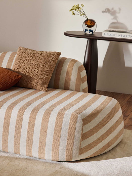 XL Modular Striped Corner Sofa Wolke