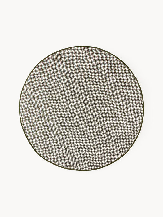 Round Hand-Woven Wool Rug Amaro
