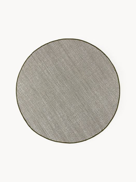 Amaro Round Hand-Woven Wool Rug