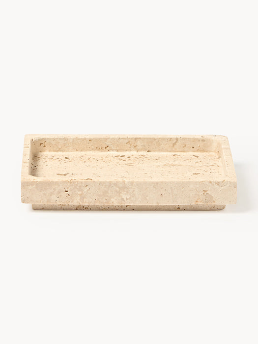 Travertine Soap Dish Susan