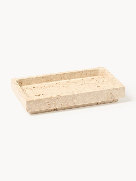 Travertine Soap Dish Susan