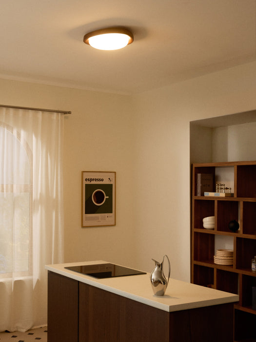 Ceiling Lamp Matthew with Ash Wood Frame