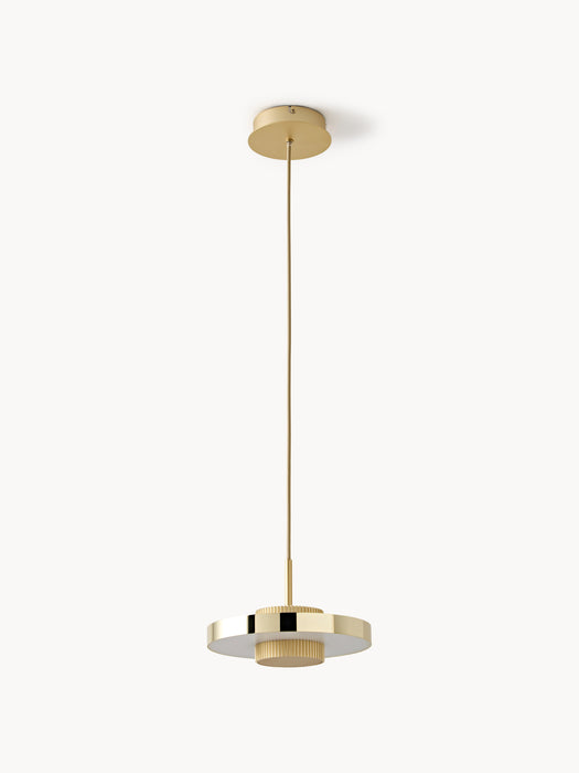 LED Pendant Light Elna with Rippled Base