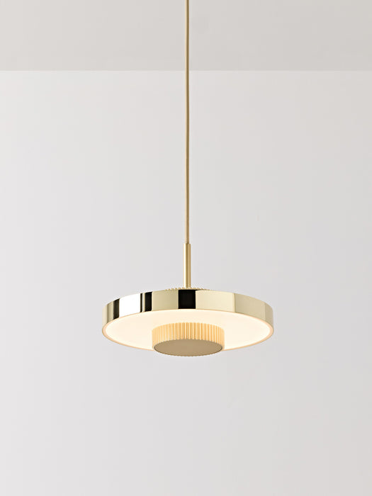 LED Pendant Light Elna with Rippled Base