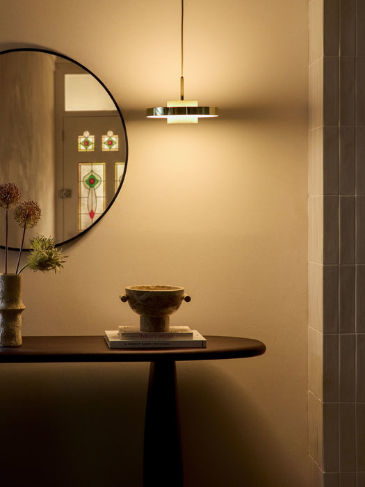 LED Pendant Light Elna with Rippled Base