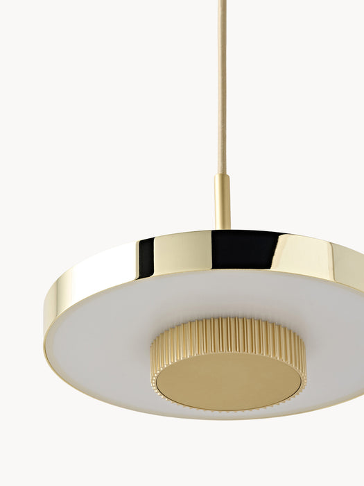 LED Pendant Light Elna with Rippled Base
