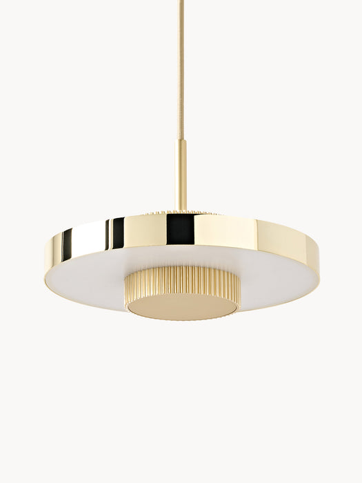 LED Pendant Light Elna with Rippled Base