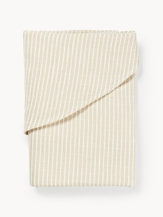 Perry Striped Round Tablecloth