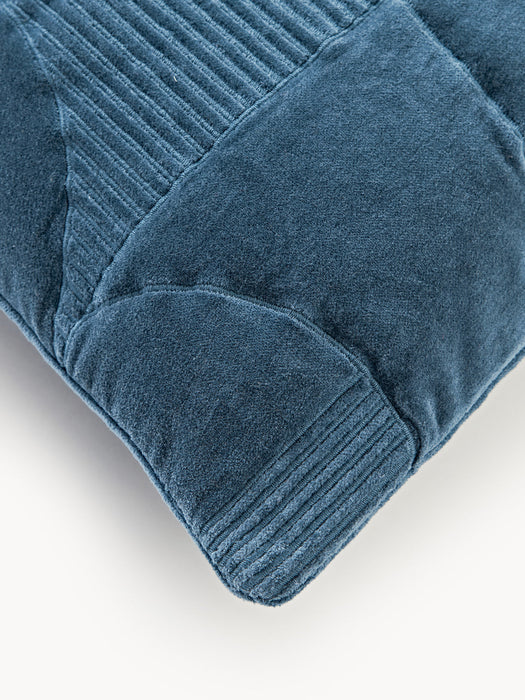 Verina Embroidered Cushion Cover with Geometric Pattern