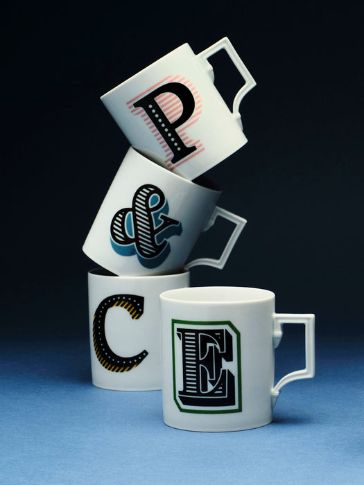 x MEISSEN Handmade Mug Initials with Decorative Motif