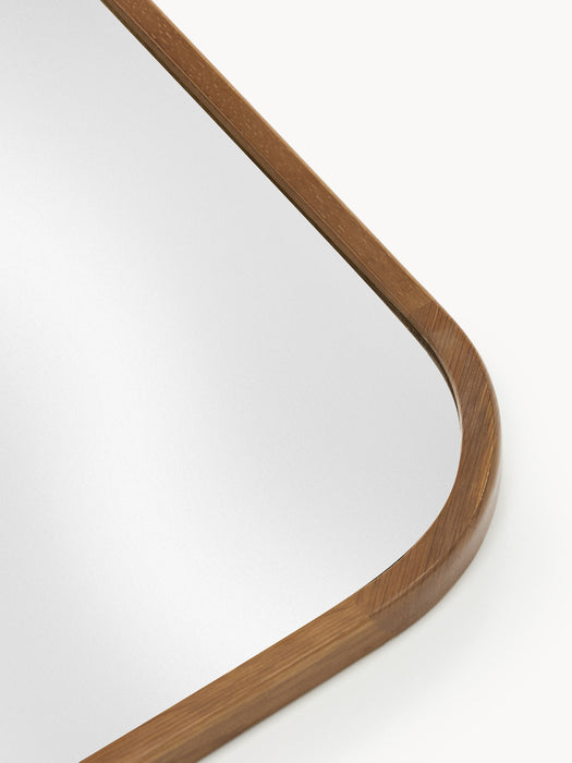 Levan Wall Mirror with Oak Wood Frame