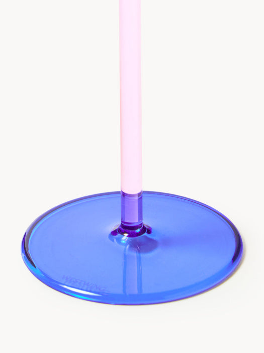 Karisa Mouth-Blown Borosilicate Champagne Coupes, Set of 4