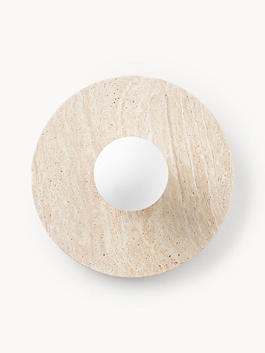Cehlani Travertine Wall and Ceiling Lamp