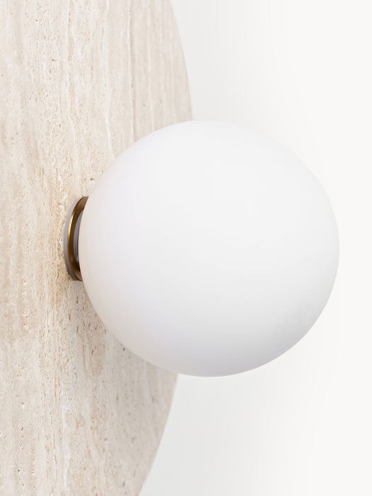 Cehlani Travertine Wall and Ceiling Lamp
