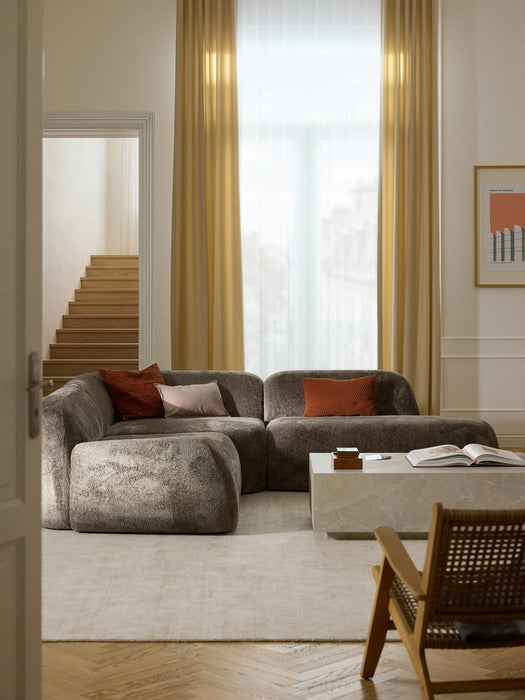 Wolke Modular Teddy BouclÃ© Corner Sofa (4-seater)