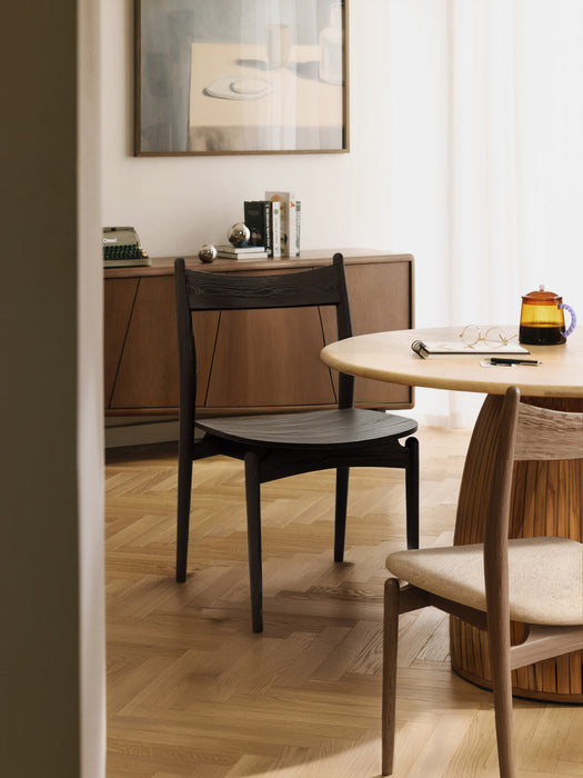 Ash Wood Dining Chair Koa