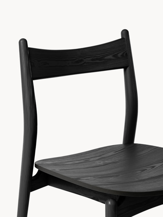 Ash Wood Dining Chair Koa