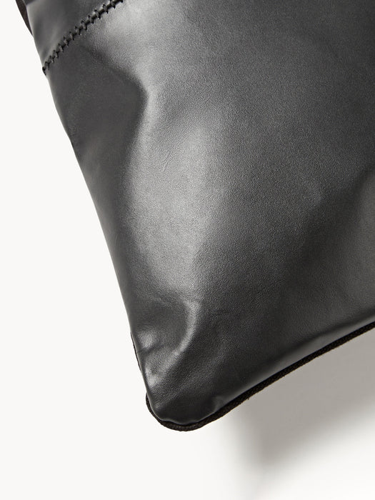 Raven Handmade Leather Cushion Cover