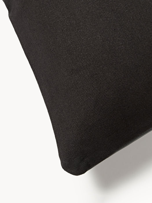Handmade Leather Cushion Cover Raven