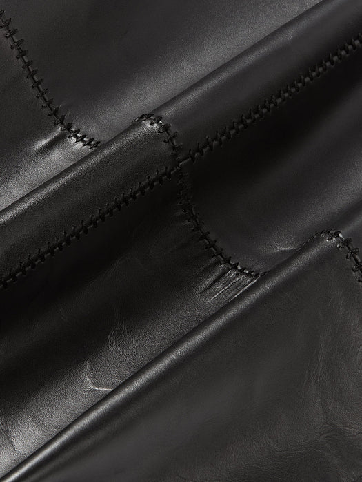 Handmade Leather Cushion Cover Raven