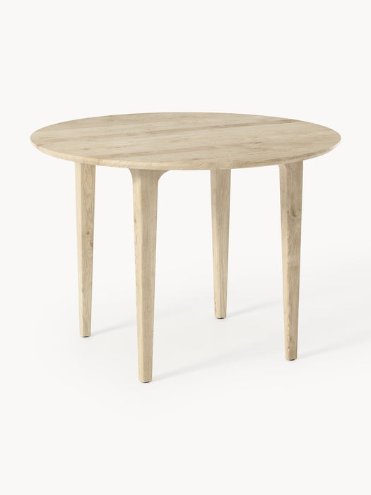 Archie Round Oak Wood Dining Table, various sizes