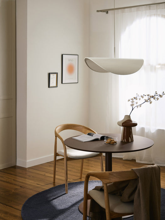 Large Linen Design Pendant Light Kenzie
