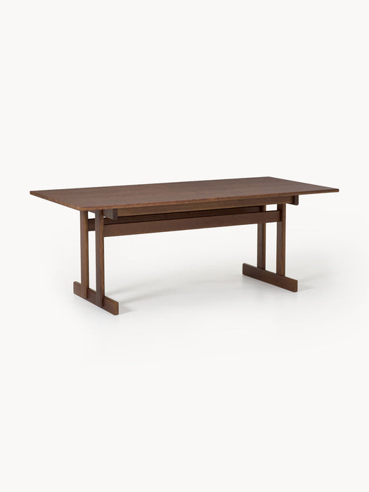 Brynn Extendable Oak Wood Dining Table, in various sizes