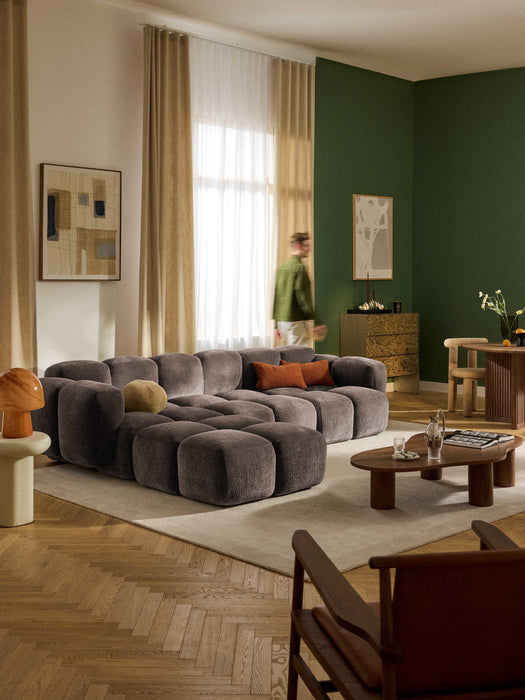 Modular Sofa Tayla 4-seater with Ottoman leftright