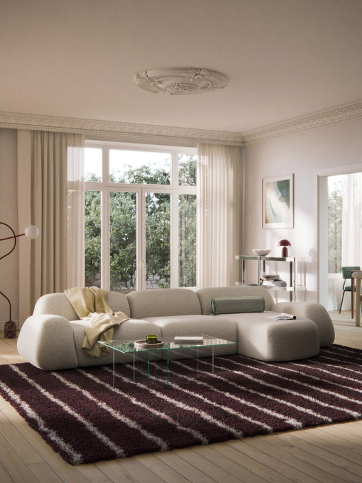 Wolke Modular Bouclé Corner Sofa (4-seater)