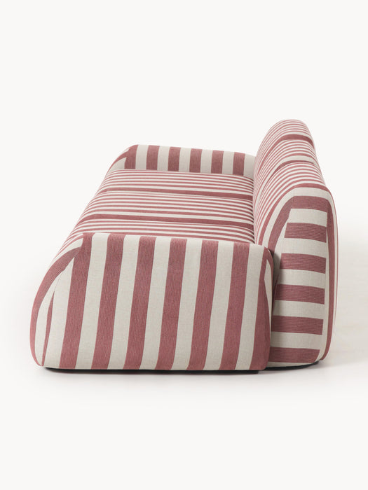 Modular Striped Sofa Wolke 4-seater