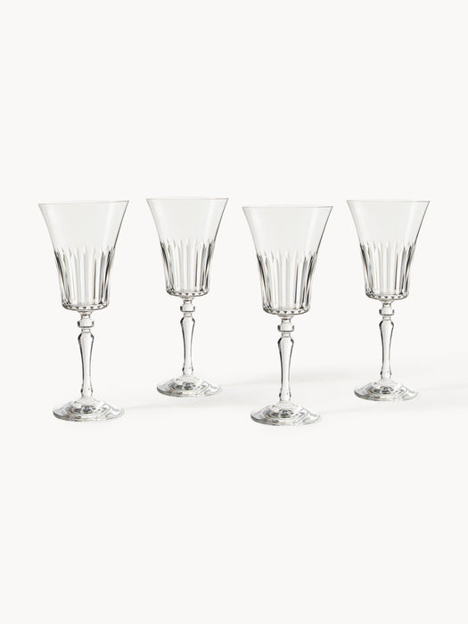 Alessio Crystal White Wine Glasses, Set of 4