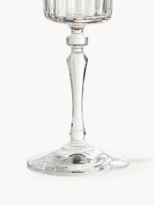 Alessio Crystal White Wine Glasses, Set of 4