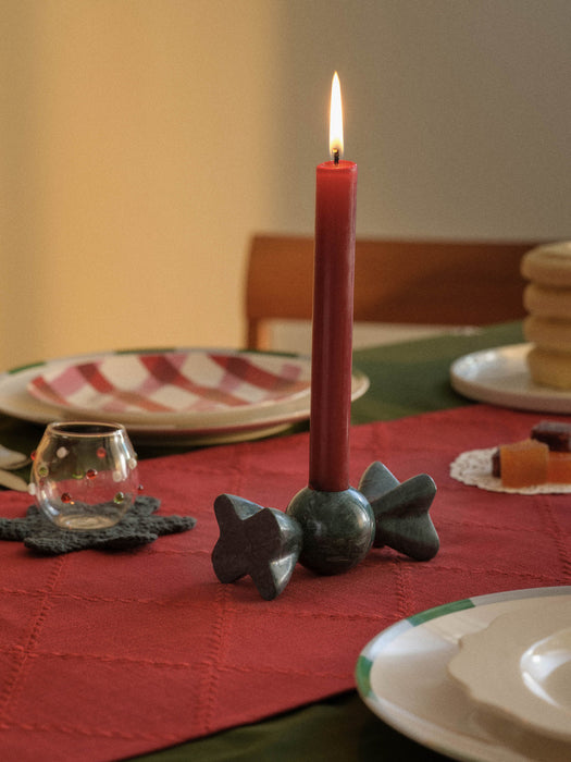 Lexy Marble Candle Holder, Set of 2
