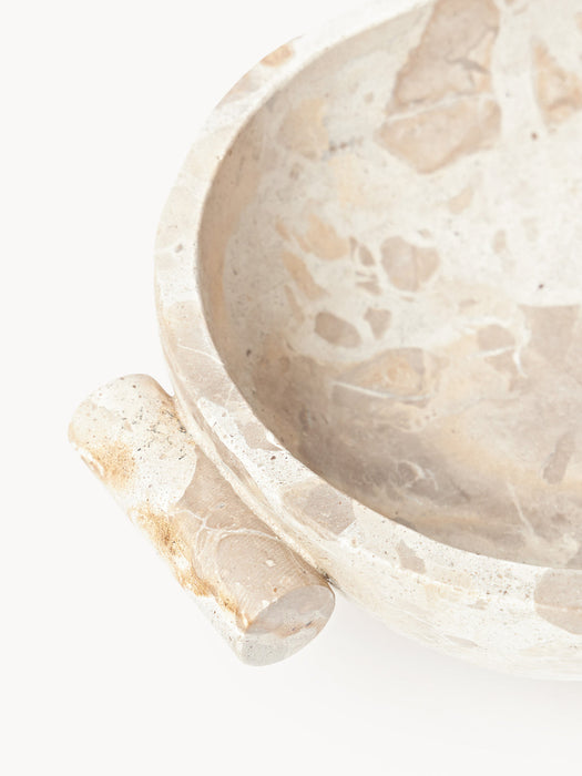 Fossil Marble Decorative Bowl, W 46 cm