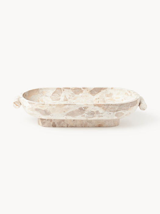 Fossil Marble Decorative Bowl, W 46 cm