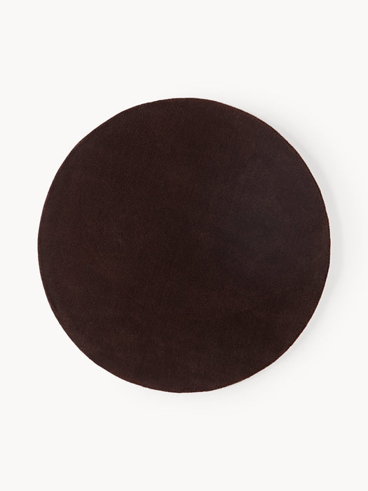Round Hand-Tufted Wool Rug Zayne