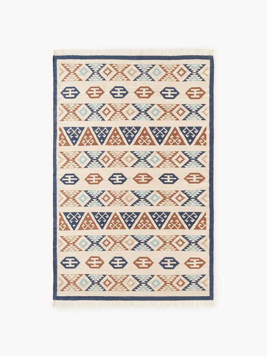 Hand-Woven Wool Kilim Rug Anisa