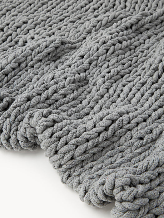 Adyna Handmade Chunky Knit Blanket
