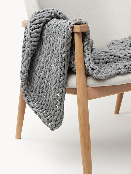 Adyna Handmade Chunky Knit Blanket