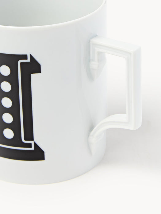 Initials Westwing x MEISSEN, Handmade Mug with Decorative Motif