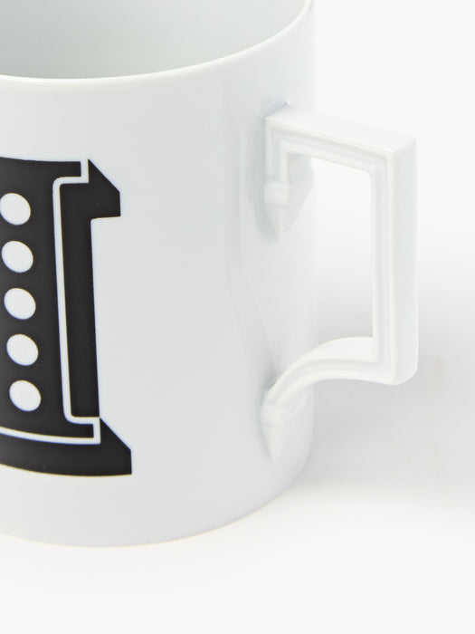x MEISSEN Handmade Mug Initials with Decorative Motif