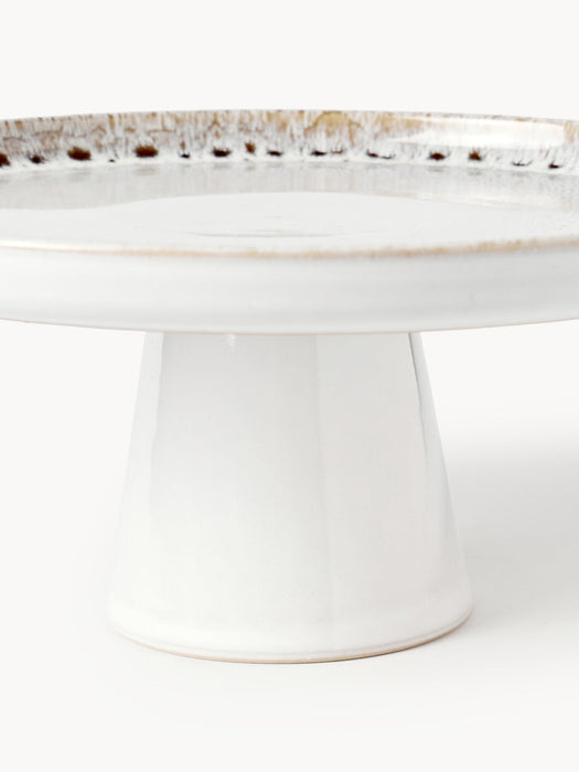 Danza Handmade Cake Stand with Reactive Glaze