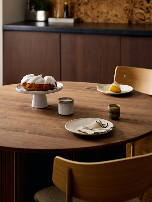 Danza Handmade Cake Stand with Reactive Glaze