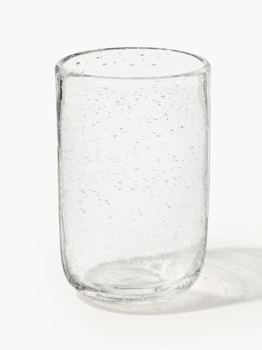 Mouth-Blown Highball Glasses Hippolyte with Air Bubbles Set of 4