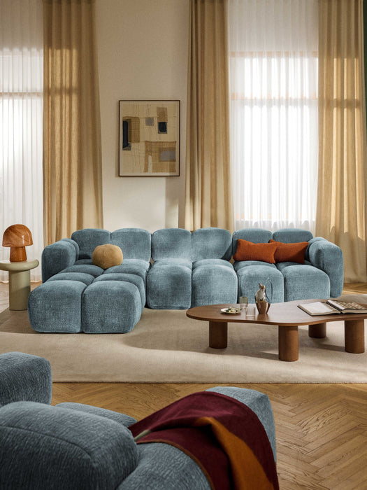 Modular Sofa Tayla 4-seater with Ottoman leftright