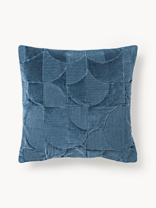 Verina Embroidered Cushion Cover with Geometric Pattern