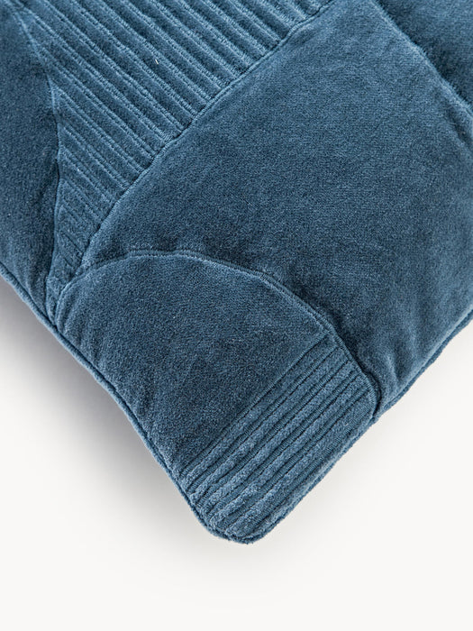 Verina Embroidered Cushion Cover with Geometric Pattern