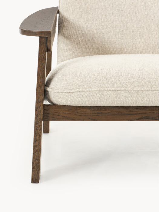 Oak Wood Lounge Armchair Steve