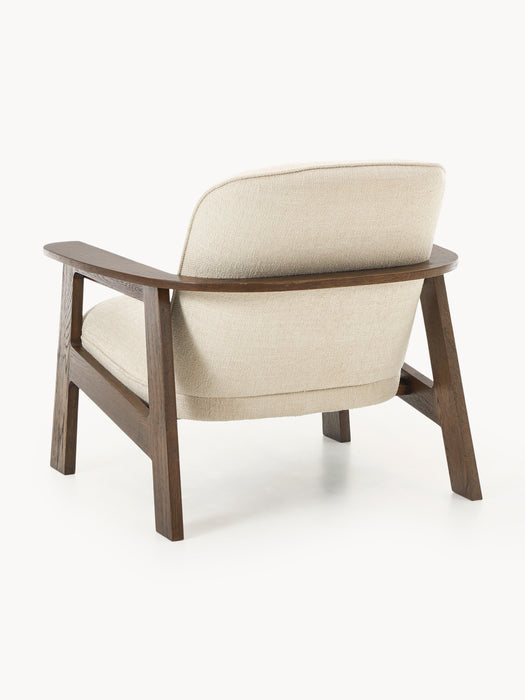 Oak Wood Lounge Armchair Steve