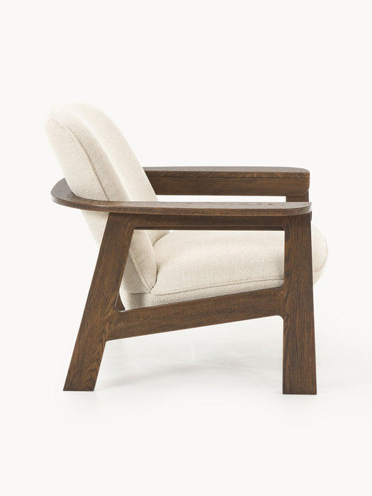 Oak Wood Lounge Armchair Steve